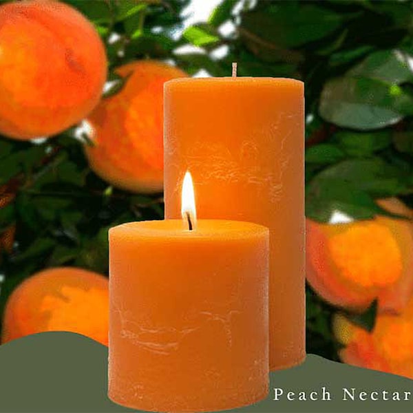Scented Pillar Candles Etsy