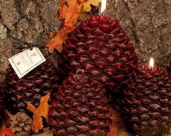 Scented Pine Cone Shaped Candles