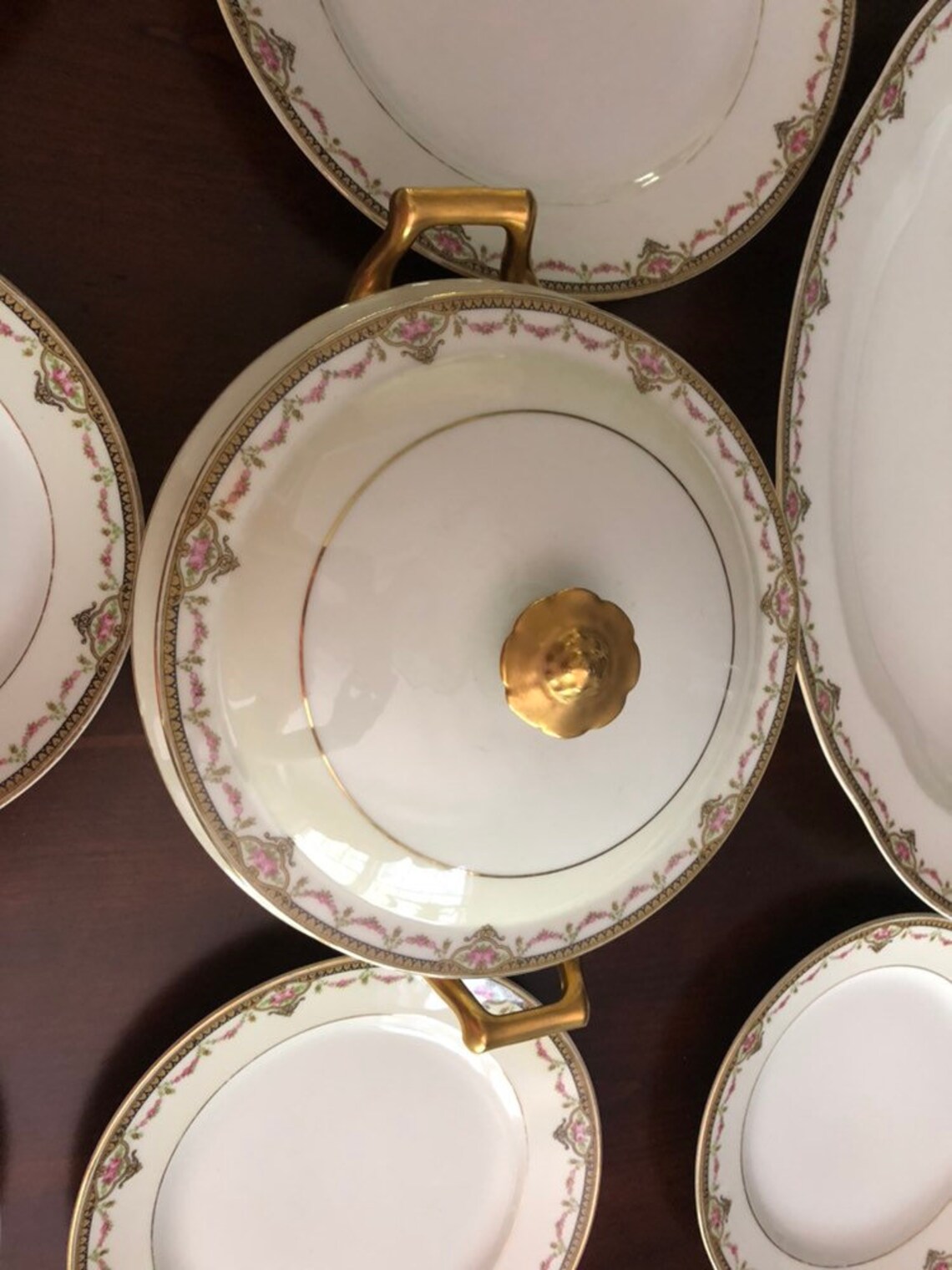 Beautiful Antique Limoges France Dinner Set Service for Etsy