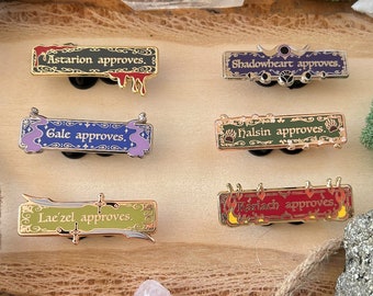 BG3 Astarion Enamel Pins - Etsy