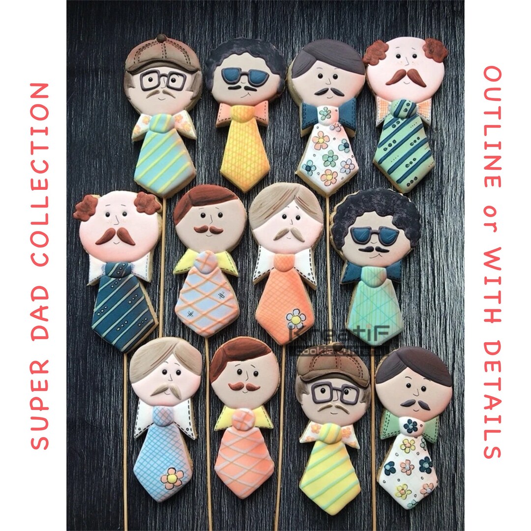 Super Dad Collection for Farhers Day, Cookie Cutter 795 Etsy