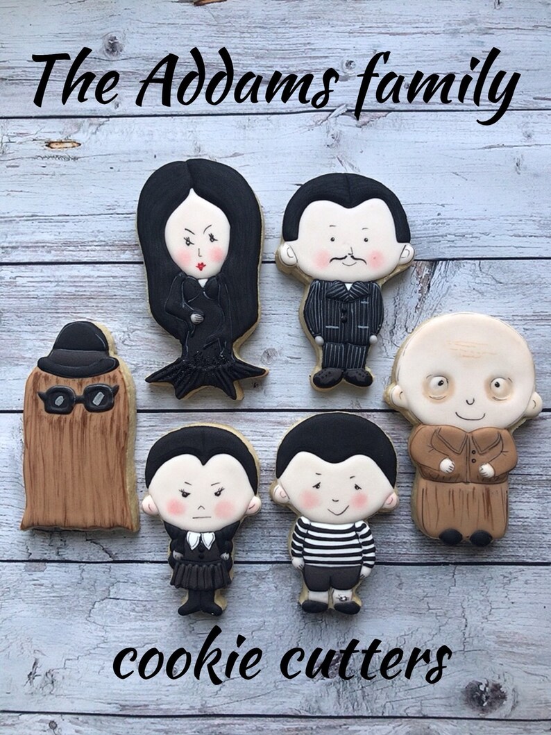 Cookie cutter 265 The Addams Family set Etsy