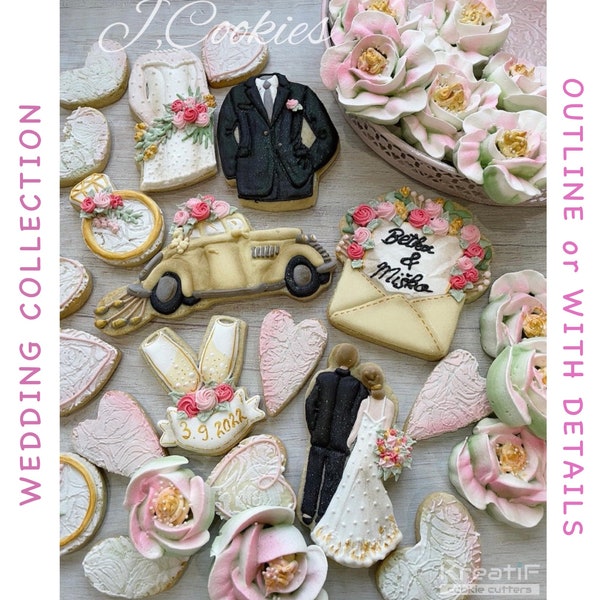Wedding Cookie Cutters Etsy