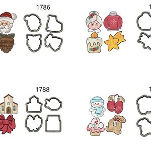 MINI Cutters for Advent Calendar Cookie Cutters 1786 1789 Etsy MINI Cutters for Advent Calendar Cookie Cutters 1786 1789 Etsy