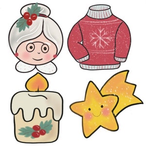 MINI Cutters for Advent Calendar Cookie Cutters 1786 1789 Etsy MINI Cutters for Advent Calendar Cookie Cutters 1786 1789 Etsy