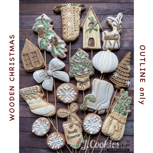 Wooden Cookie Cutter Etsy