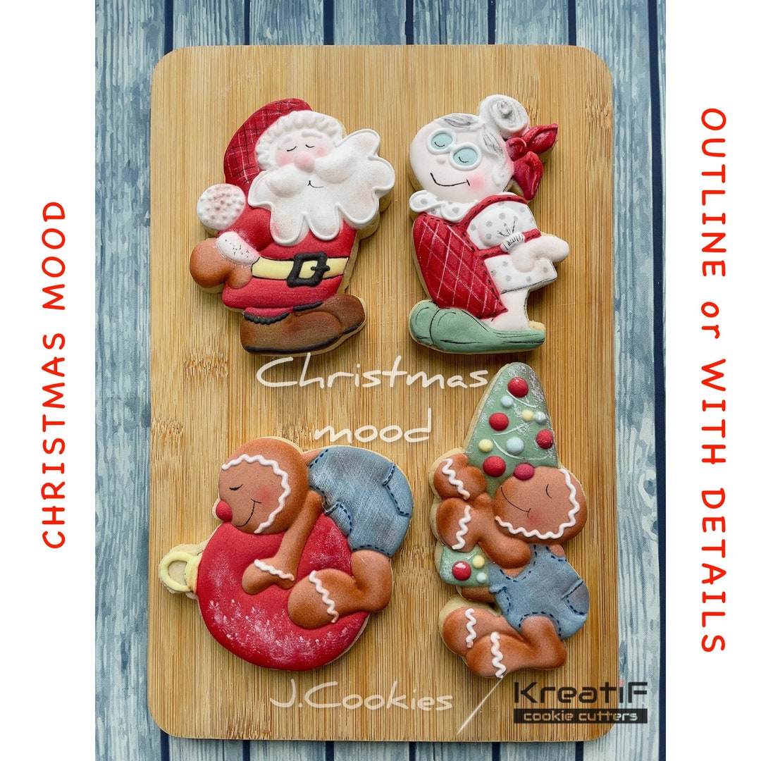 Christmas Mood, Cookie Cutter 1739-1742 - Etsy