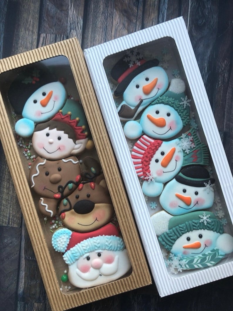 plater 3 Cookie cutter #392 Christmas snowmen