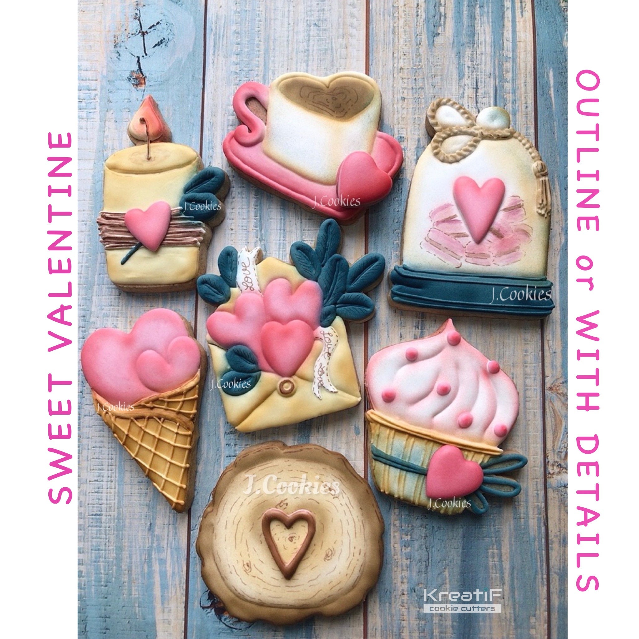 Sweet Valentine, Cookie Cutter L48-54 