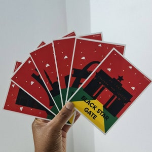 Cartões postais de Accra, Gana: coleção completa