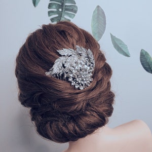 Leaves & Sparkle Hair Comb
