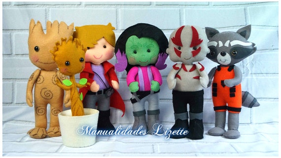 muñecos fieltro personalizados