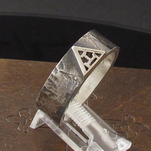 MySacrum TRIPLE TAU MASON-Silver Ring