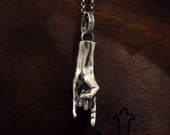 MySacrum ROCK HAND DEVIL- Silver 925