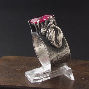 MySacrum  ANATOMICAL HEART RING-Silver 925