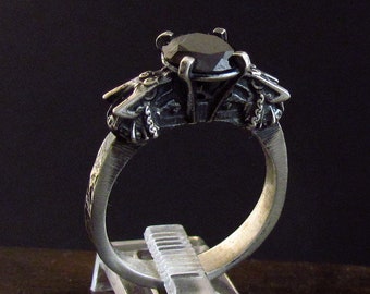 MySacrum VIKING RING ENGAGEMENT-Silver ring
