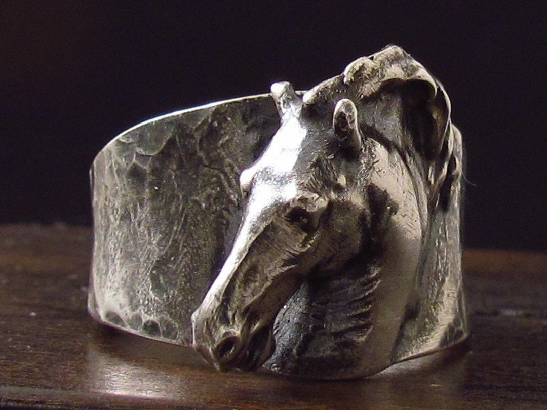 Mysacrum HORSE Ringsilver 925 Etsy