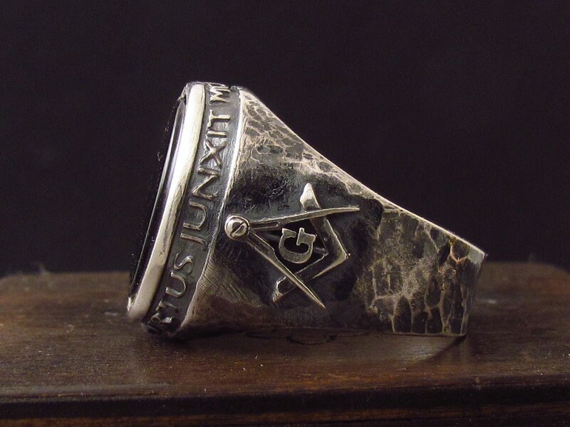 Mysacrum MASTER MASON Ring-silver Ring - Etsy