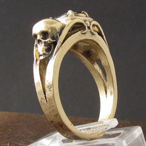 MySacrum  SKULL RING GOLD 14K