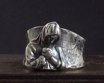 MySacrum PRAYER RING-Silver 925