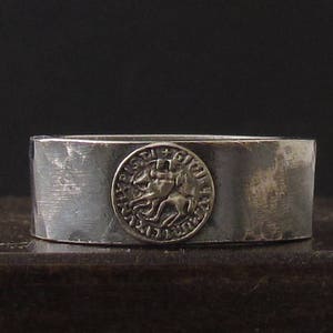 MySacrum KNIGHTS TEMPLAR SEAL-Silver Ring