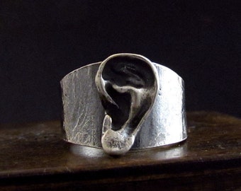 MySacrum ALL HEARING EAR-Silver Ring