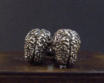 MySacrum  BRAIN CUFFLINKS SILVER 925