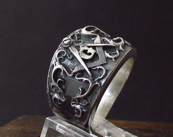 MySacrum MASTER MASON RING-Silver 925