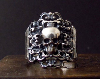 MySacrum SKULL BAROQUE-Silver Ring