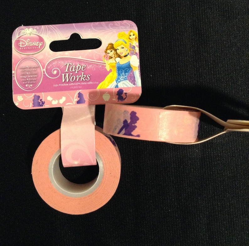 Washi Tape Princess Theme Disney Washi Tape Decorative Etsy