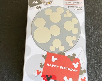 Mickey Mouse Punch, Various Designs, Large Punch, Scrapbooking, Craft Tools, Card Making, American Crafts