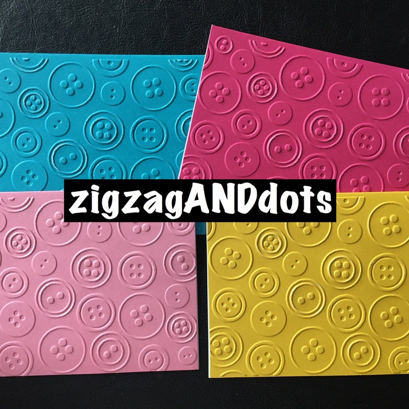 Embossed Buttons - Etsy