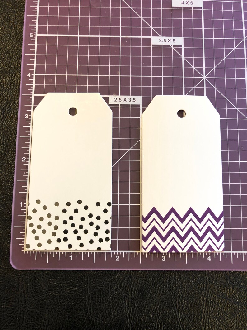 Set of 12 Decorative Gift Tags Gift Bag Tags Various Etsy