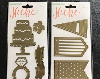 My Minds Eye Craft Dies: Wedding, Banner Theme - Scrapbooking, Card Making