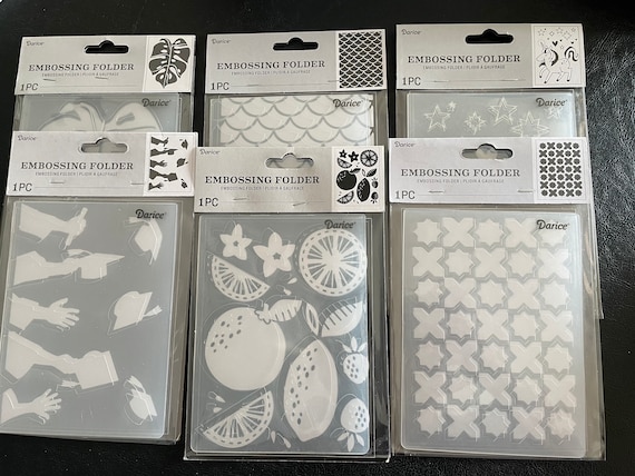 Embossing Folder: Scrapbooking Card Making - Your Choice of Design
