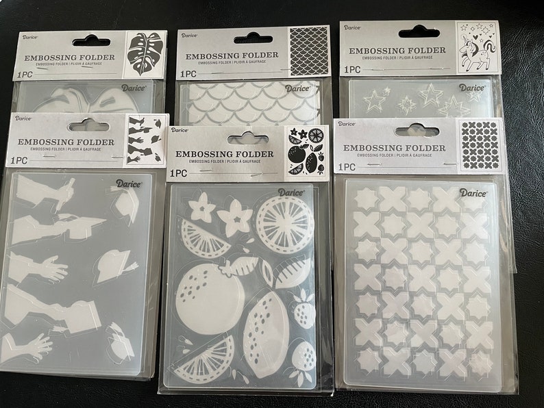 Embossing Folder: Scrapbooking Card Making - Your Choice of Design bild 1