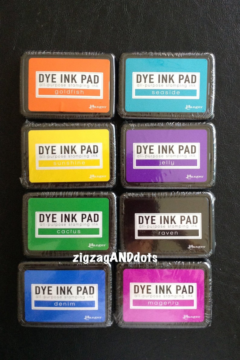 Ranger Dye Ink Pad All Purpose Stamping Ink Various Colors Etsy