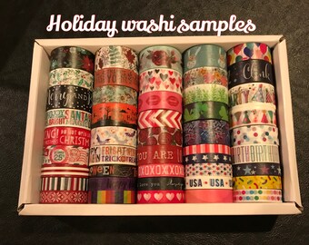 Washi Tape Samples: Scrapbooking Planner Decoration, 45 Styles