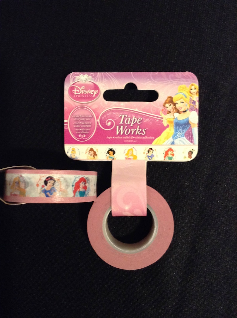 Washi Tape Princess Theme Disney Washi Tape Decorative Etsy