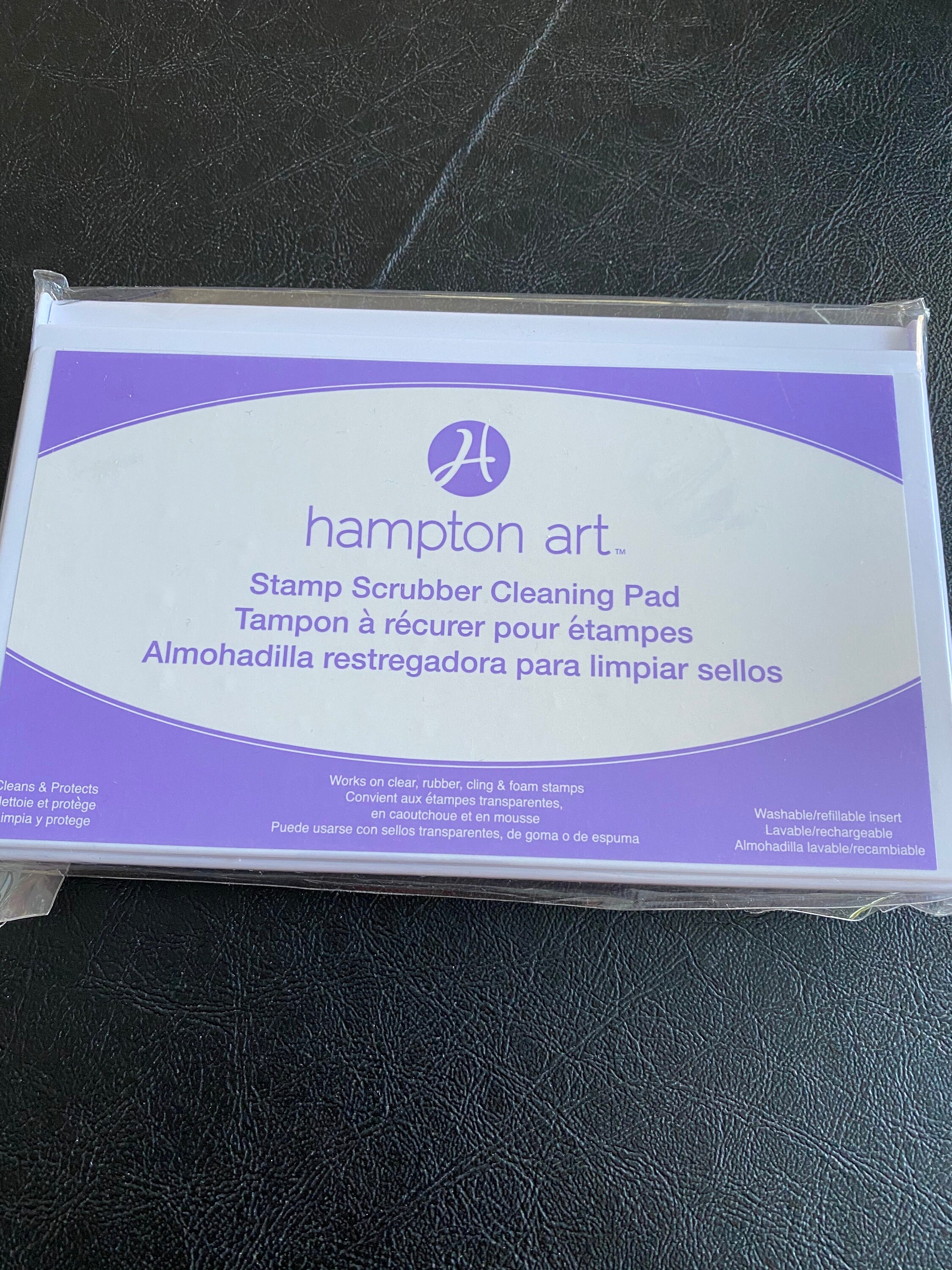 Stamp Scrubber Cleaning Pad Stamp Cleaner Hampton Art Etsy