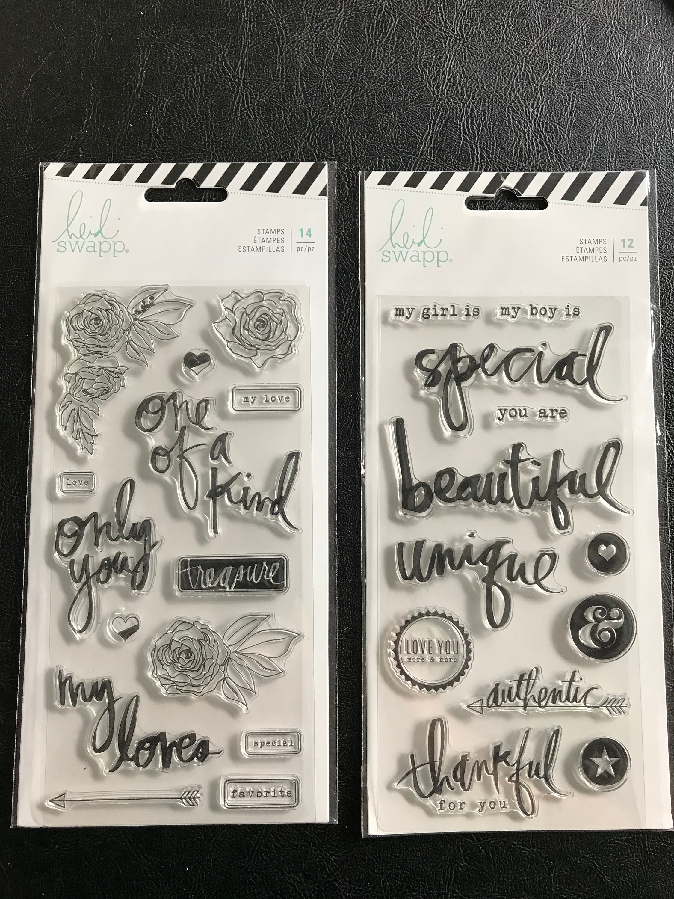Heidi Swapp Memory Planner Clear Stamps - Exercise – CraftFancy