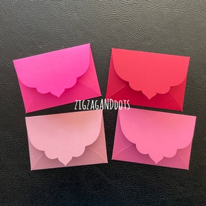 Set of 6 Mini Envelopes, Kraft Mini Envelopes, Gift Envelopes, Small Envelopes, Gift tag Envelopes, Small Envelopes for Journaling, Journal