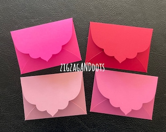 Set of 6 Mini Envelopes, Kraft Mini Envelopes, Gift Envelopes, Small Envelopes, Gift tag Envelopes, Small Envelopes for Journaling, Journal