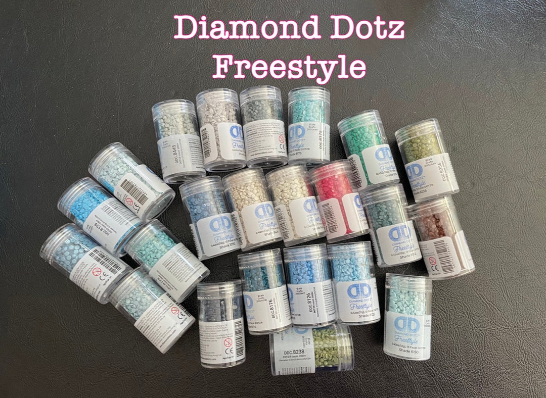 Diamond Dotz, Freestyle Diamond Dotz, .42 Oz Container, Many Shades
