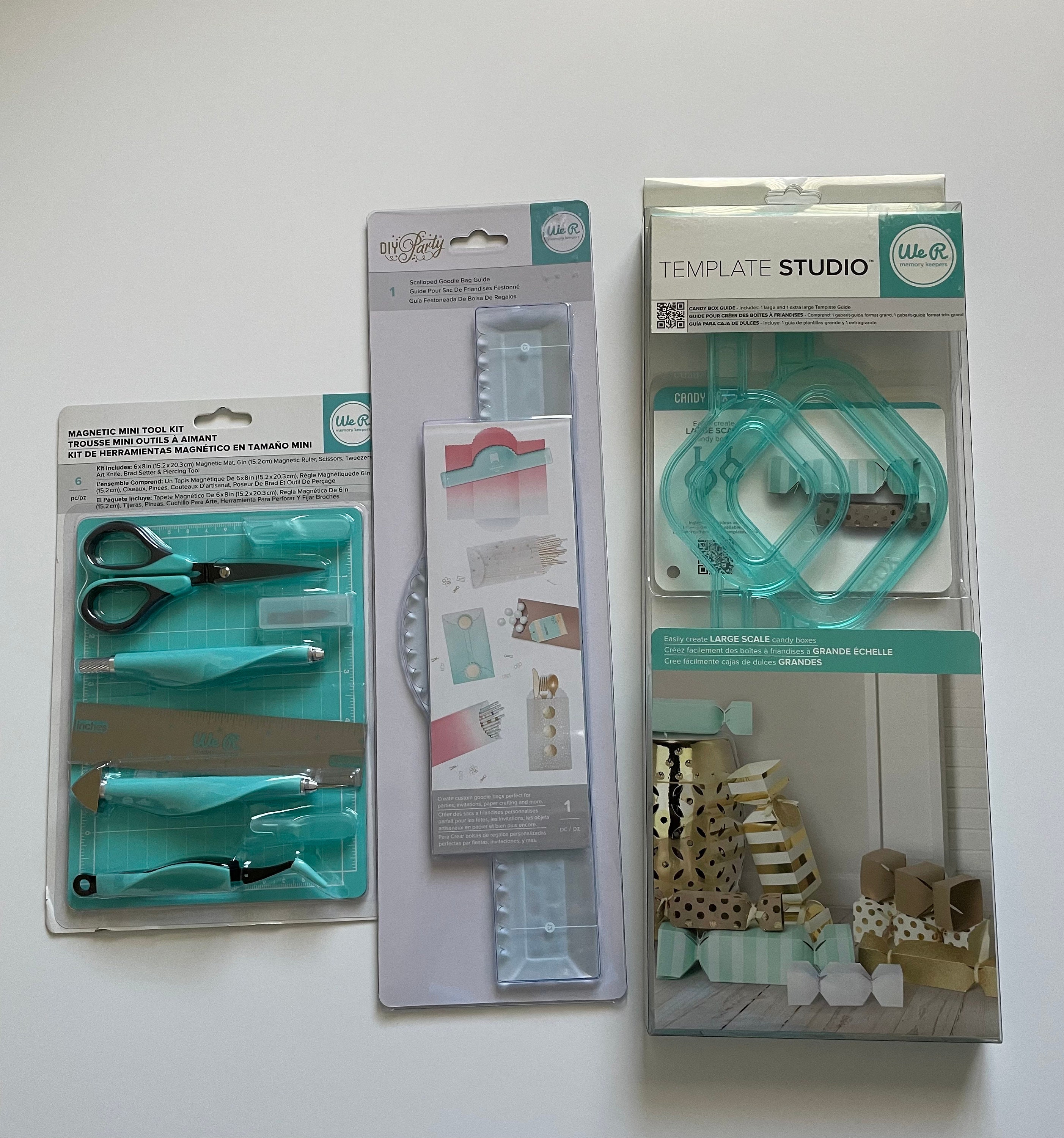 Craft Tools Magnetic Mini Tool Kit Candy Box Guide Scallop