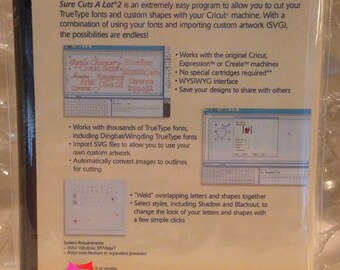 Sure Cuts A Lot 2 Software windows for Cricut - Etsy