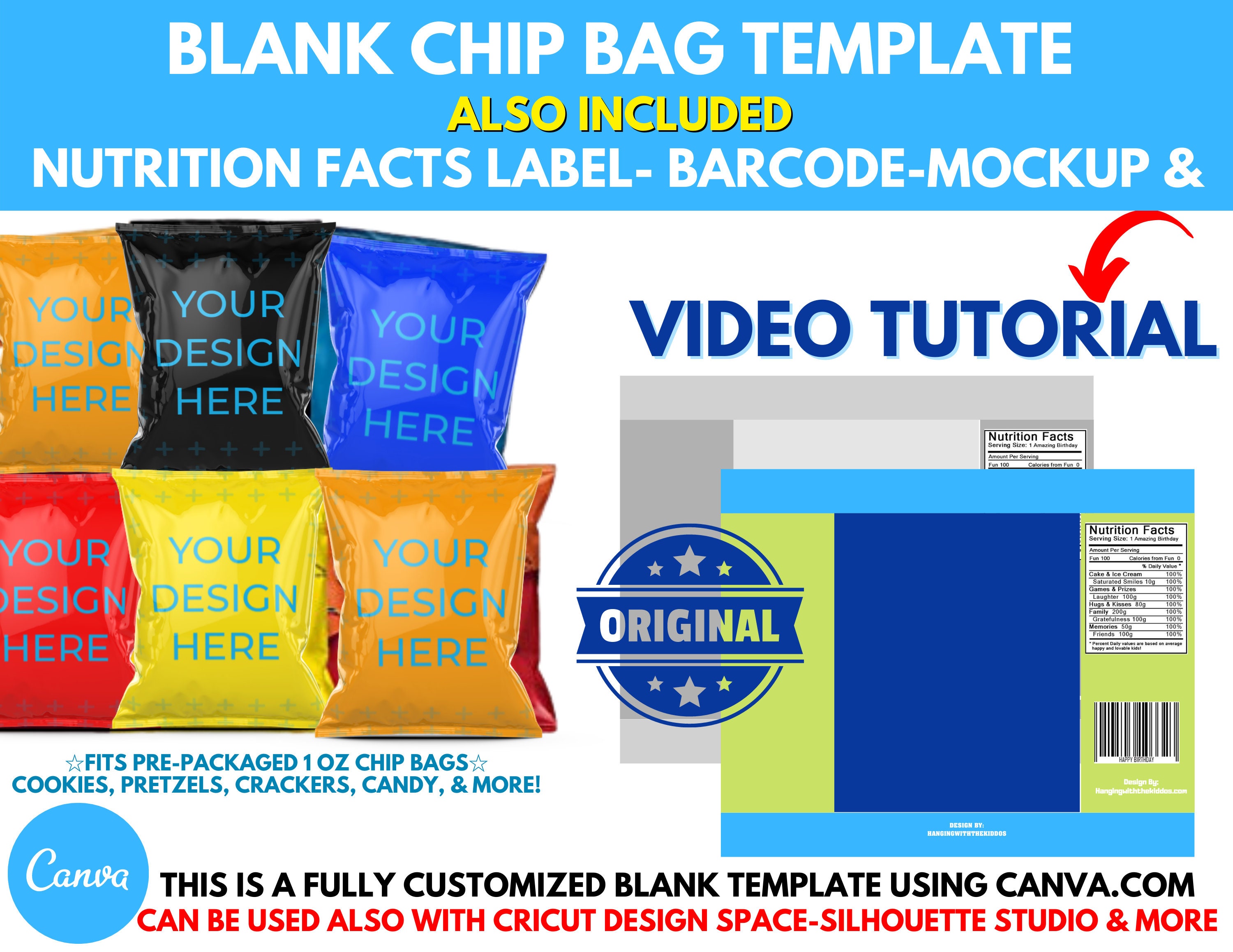 Canva Chip Bag Template Canva Chip Bag Template