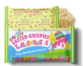 Easter Basket Stuffers Rice Crispy Treats Wrappers - Get your Instant Download Now!