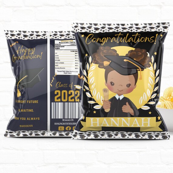 Graduation Decorations 2022 Chip Bag Template Graduation favors Graduation Decorations 2022 Chip Bag Template Graduation favors