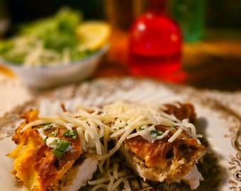 Glutenfreies Longhorn-Hühnchenrezept mit Parmesankruste (Download)